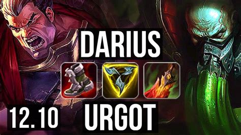 DARIUS Vs URGOT TOP 3 6M Mastery 1600 Games 6 Solo Kills