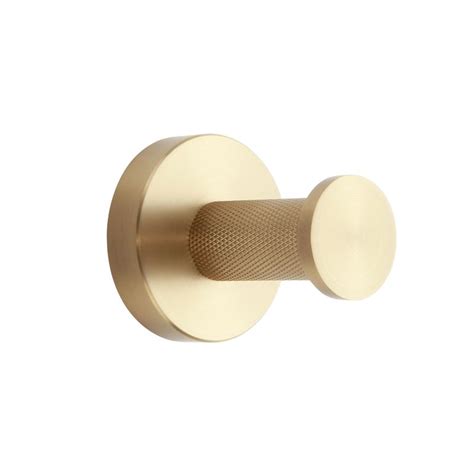 Turner Robe Hook Brushed Brass Lime Kitchen Bathroom