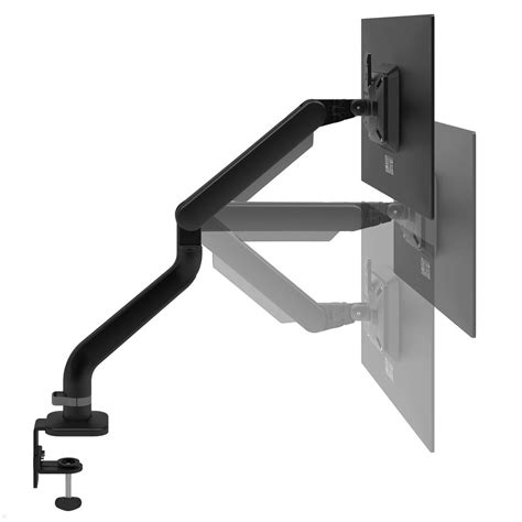 Monitorhalterung Mit Tischklemme Dataflex Viewprime Schwarz