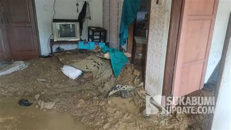 Irigasi Jebol Dua Rumah Di Kalibunder Sukabumi Rusak Diterjang Tanah