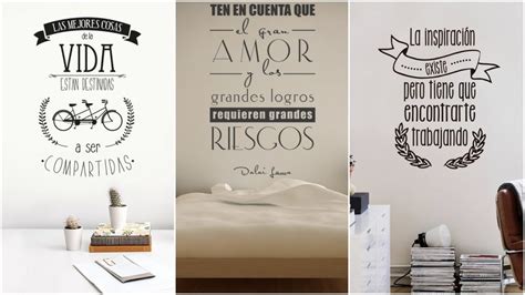 Vinilos Decorativos Con Frases ¡una Manera Creativa De Decorar