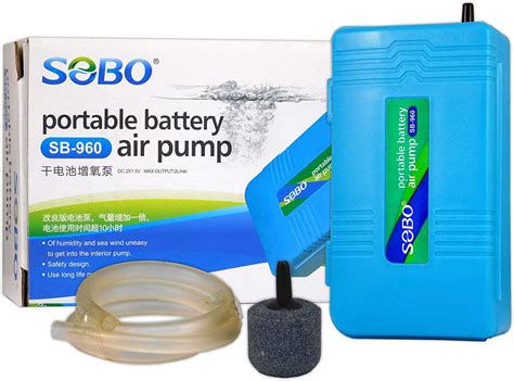 Sobo Portable Battery Air Pump The Fish Guy