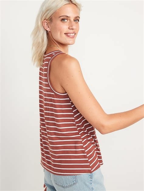 Luxe Jersey Knit V Neck Tank Top Old Navy