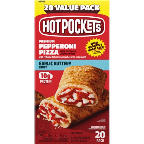 Hot Pockets Pepperoni Pizza 4 5 Oz 20 Count Same Day Delivery Costco