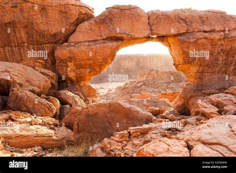 Chad Southern Sahara Desert Ennedi Massif Archei Sector Hidden Arch