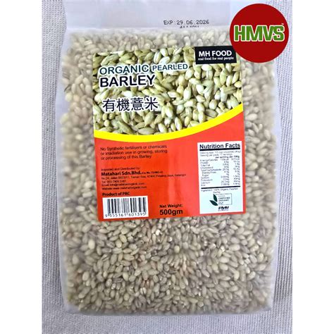 mh food organic pearled barley  shopee philippines