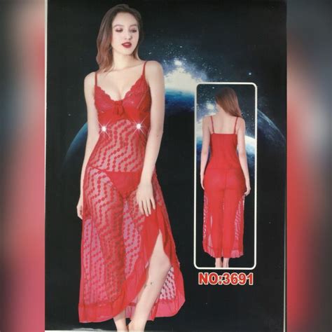 Nighty Dress Night Dress Long Gown Nighty Beautiful Bridal Hot Sexy Night Suit Nightwear Daraz Pk