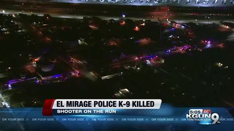 Officer-involved shooting in El Mirage, police K9 shot