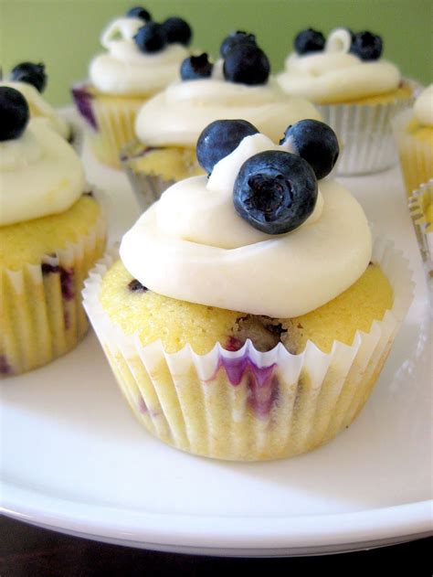 Blueberry Lemon Cupcakes With Lemon Cream Cheese Frosting A Hint Of Honey