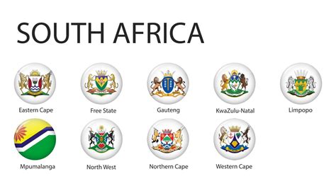 All Flags Of Regions Of South Africa Template For Your Design 21912033