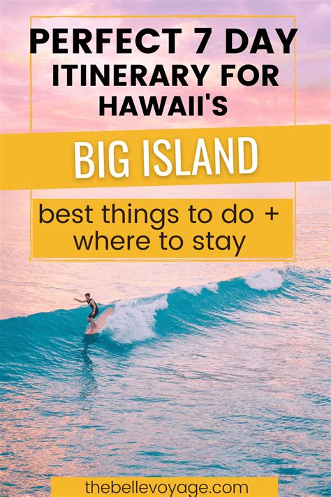 The Perfect Day Big Island Itinerary For Hawaii Artofit