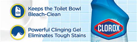 Clorox Toilet Bowl Cleaner Clinging Bleach Gel Ocean Mist 24 Ounces Pack Of 2