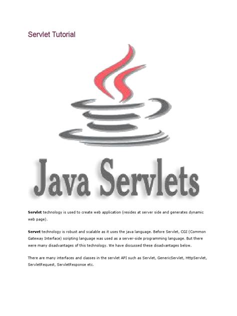 Pdf Servlet Tutorial With Eclipse Dokumen Tips