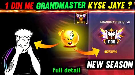 Grandmaster Kitne Score Me Hoga 2024 Grandmaster Kyse Jaye Ff