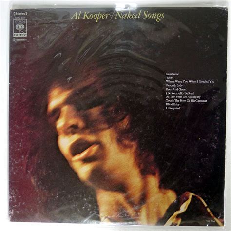 Yahoo Al Kooper Naked Songs Cbs Sony Sopl Lp