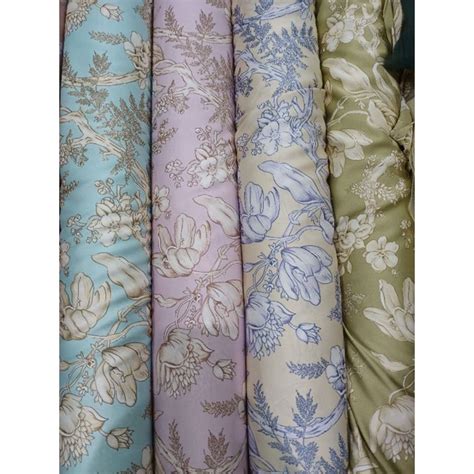 Jual Kain Arm Original Silk Digital Print Floral Harga Per Setengah