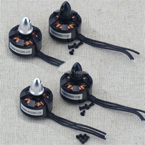 4pcs 1806 Motors MT1806 2280KV CW CCW Brushless Motor For Multi Quad