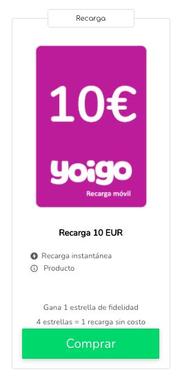 Yoigo Prepago Recarga C Mo Recargar Online