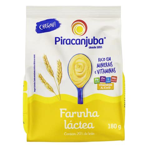 Farinha Láctea Piracanjuba Pacote 180g Super José