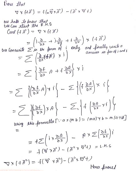 [solved] Prove The Following Vector Identities Course Hero