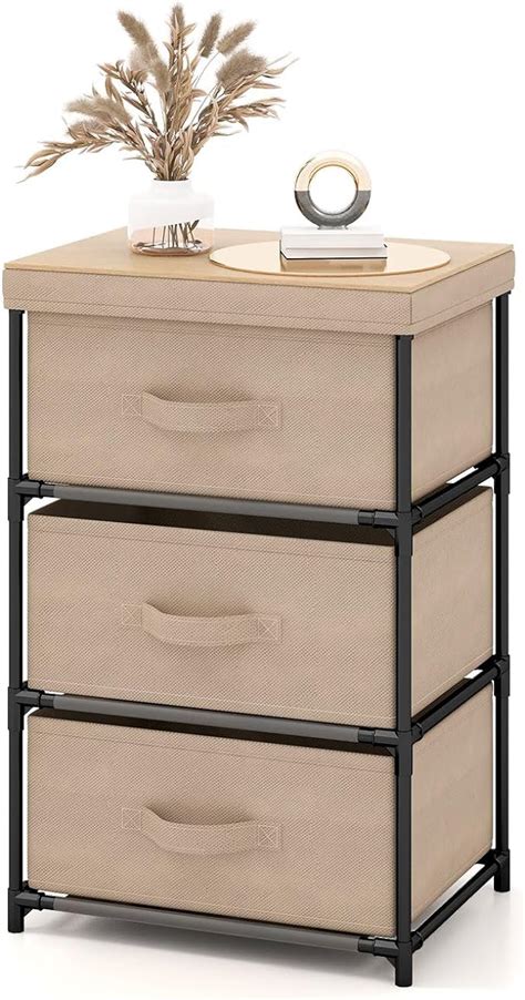 Casart Chest Of Drawers Drawers Fabric Storage Cabinet With Wooden