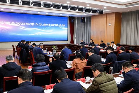 丁纯出席市安委会2023年第六次全体成员会议并讲话工作生产的防范