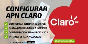 ᐅ APN Claro Colombia Configurar Internet 4G y 5G