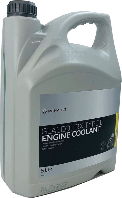 Renault Glaceol RX Type D Koelvloeistof, koelvloeistof, geel, 5 liter ...