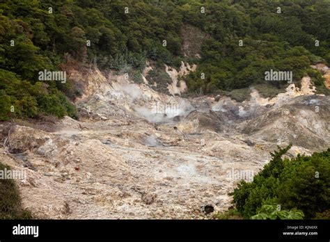 La Soufriere Drive In Volcano St Lucia Stock Photo Alamy