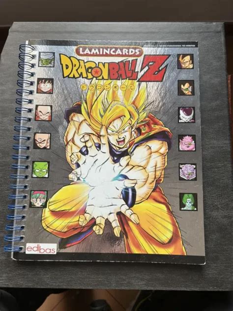 Carte Album Dragon Ball Z Lamincards Edibas Serie Argento Quasi