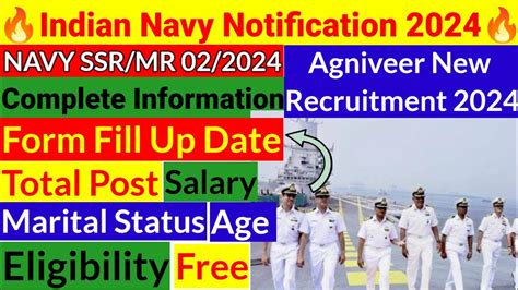 Navy New Vacancy Out 2024 Navy New SSR Vacancy 2024 Navy New