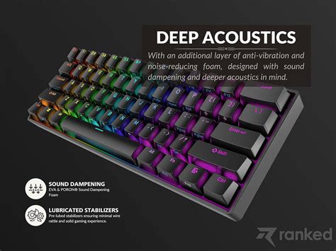 Ranked S Supernova Form Factor Hot Swappable Mechanical Gaming Keyboard Keys Multi