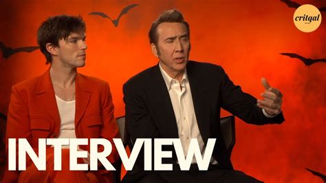 Renfield Nicolas Cage Nicholas Hoult Interview Youtube