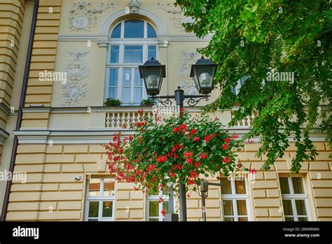 Kikinda Serbia City Hall With Lamp Stock Photo Alamy
