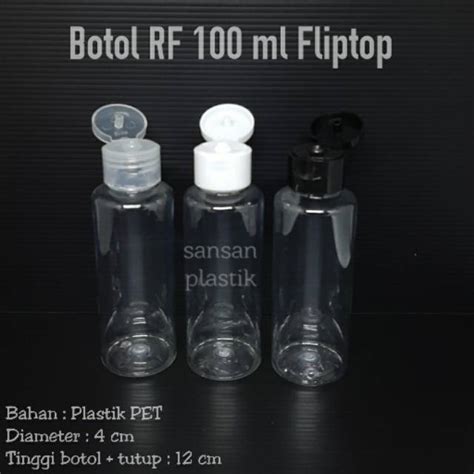 Jual Botol Fliptop 100 Ml Botol 100ml Fliptop Botol RF 100 Ml