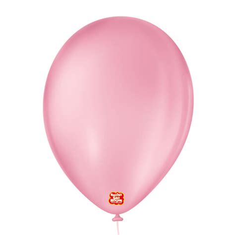 BALÃO SÃO ROQUE Nº 7 ROSA TUTTI FRUTTI 50 UN DOTTA FESTAS E CONFEITARIA