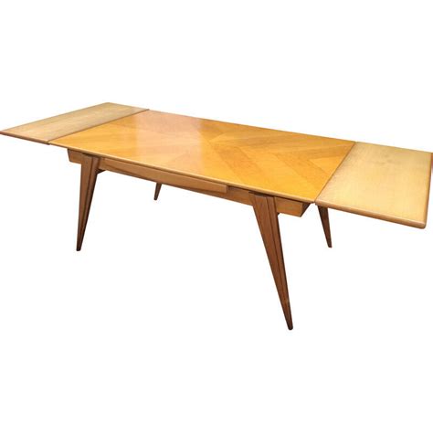 Vintage Dining Table With Compass Legs