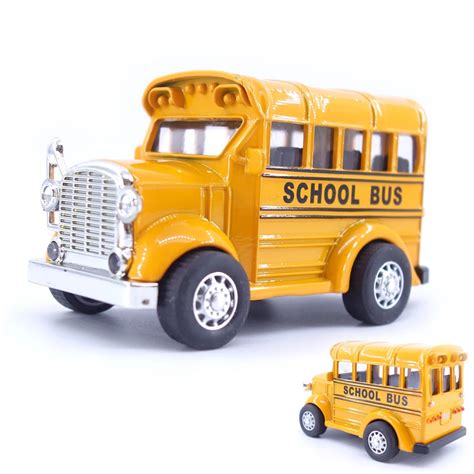 1:38 Hot School Bus Alloy Pull Back Diecast Model Toy Car Vehicle ...