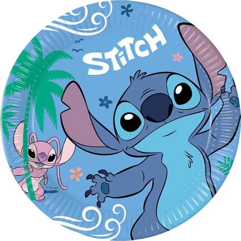 Lilo And Stitch Paper Party Plates 8 Pack Party Save Smile