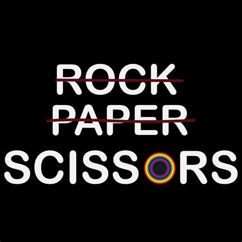 Rock Paper Scissors Lesbian Pride Rainbow Svg Lgbt Svg Roc Inspire Uplift