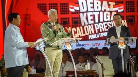 Polling Litbang Kompas Untuk Debat Capres Ketiga Ganjar Ungguli