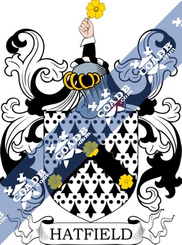 Hatfield Family Crest, Coat of Arms and Name History