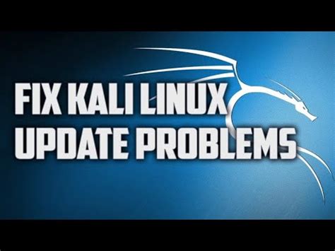 How To Fix Kali Linux Update Upgrade Error Youtube