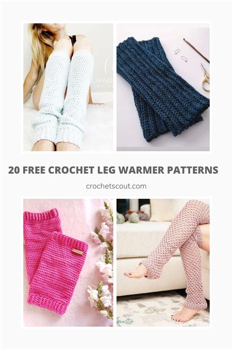 Modern Crochet Leg Warmers 20 Free Patterns