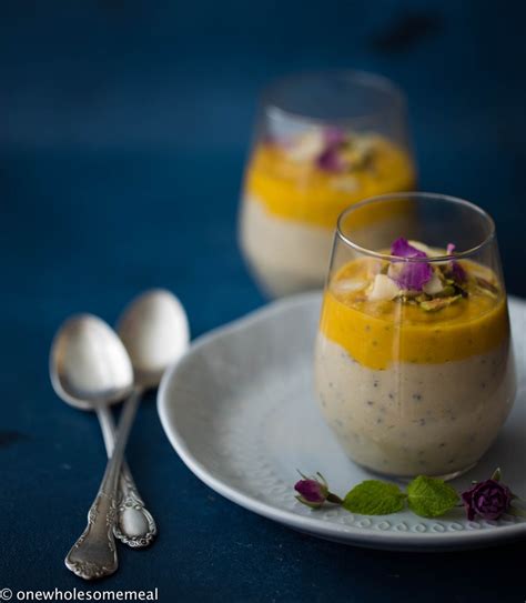 Custard Apple And Mango Fruit Pudding Onewholesomemeal