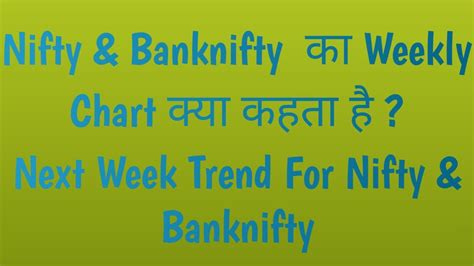 Weekly Analysis Of Nifty And Banknifty Next Week Trend For Nifty