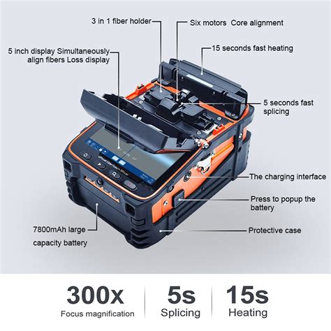 Signal Fire New Model Ai Fusion Splicing Six Motor Core Alignment