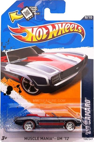 69 Camaro Hot Wheels 2012 Super Treasure Hunt HWtreasure