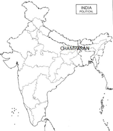 On The Same Outline Map Of India Locate And Label The Following I The Place Where Indigo