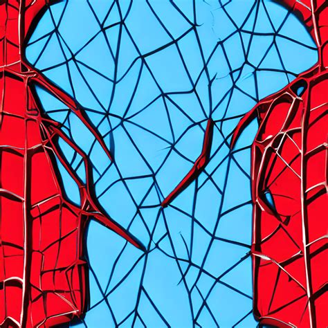 Bluered Cobwebbed Spiderman City Graphic · Creative Fabrica